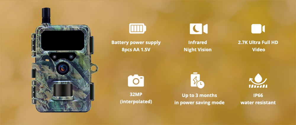 Telecamera Wachman Discovery4G per il monitoraggio della fauna selvatica